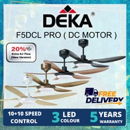 【2025 NEW MODEL】 DEKA F5DC PRO 56" Baby Fan 46" 5 Blade DC Motor 20 Speed Remote Control Ceiling Fan