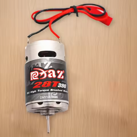 28T 390 Brushed Motor DC Motor Stainless Steel RC Crawler Brushed Motor JST Electric Motor for TAMIY