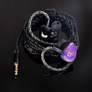 KBEAR KB02 Earphones Wired In-Ear Headphones IEMs 10mm Headsets Beryllium Diaphragm Detachable OFC C