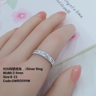 Silver 925 silver ring men / women Cincin Lelaki Cincin perempuan Perak tulen 纯银戒指