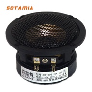 SOTAMIA 1pcs 3 Inch HIFI Full Range Speaker 4/ 8 Ohm 8W-16W Cast Aluminum Basin Frame Rubber Edge Mi