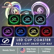 PERODUA Car Coaster 7 LED Myvi Ativa Bezza Alza Axia Aruz Viva Accessories Accessori 2025 2024 2023 