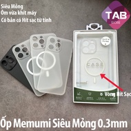 Ốp Lưng Memumi Siêu Mỏng 0.3mm Chính Hãng Có Phân Loại Hít Cho 12 13 14 15 16 17