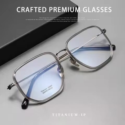 ENTITY High Quality Men's style glasses frame Optica Anti-Blue Light Blue light filter trends Comfor
