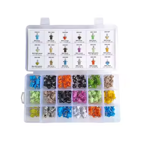 180Pcs T5 B8.5D BX8.4d B8.3d 12V 1.2W Lnternal Instrument Bulbs BX8.5d B8.7d Auto Dashboard Instrume