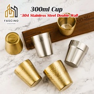 【SG】304 Stainless Steel Korean Cup Double Wall Insulated Metal Shatterproof Cup for Kids Drinking Go