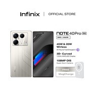 Infinix Note 40 Pro 5G Smartphone 256GB+8GB(UP TO 16GB) MediaTek DIMENSITY 7020 45W Fast Charge + 20W Wireless Charge 3D