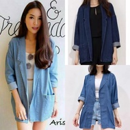 Sweet WOMAN - BLAZER NU NA DENIM