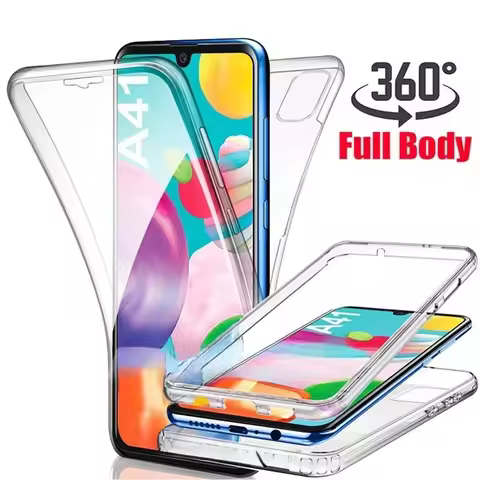 360° Clear Dual Layer Phone Case For Samsung Galaxy A41 A51 A71 A31 A21S M31S M30S M31 A53 A54 5G A3