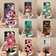 For Oppo A6k a6k Phone Cases Elegant Flowers Camera Protection High Quality Soft Liquid Silicone Sho