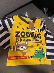 Zoomic 長袖tee 95 cm new
