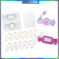 zzz Epoxy Casting Mold Silicone Candy Mold Ideal For Sand Flows Keychain Creation