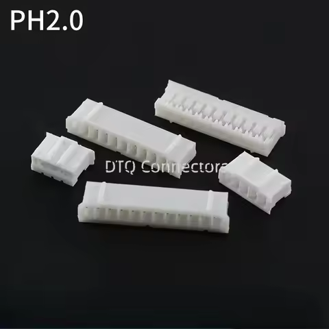 50pcs/LOT JST PH 2.0 female material PH2.0 2mm pitch Connectors Leads Header Housing PH-Y