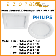 ( 6 PCS ) Philips Marcasite LED Downlight 59527 ; 59528 ; 59522 ; 59523 ; 59531