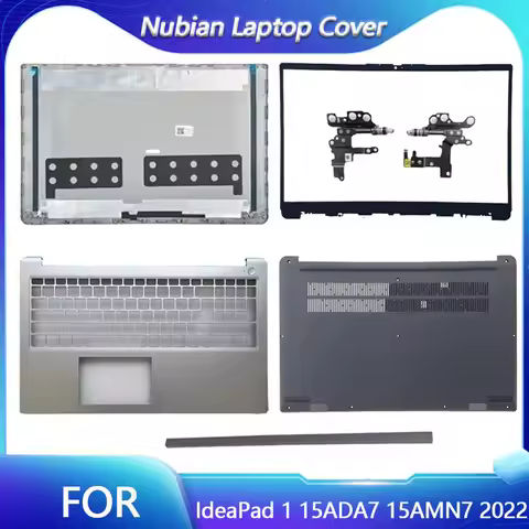 FOR IdeaPad 1 15ADA7 15AMN7 IdeaPad 15 2022 Laptop LCD Back Top Cover Front Bezel Hinges Palmrest Up