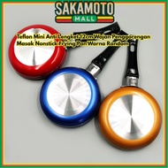 Teflon Mini Anti-Cooking Frying Pan Random 12cm Nonstick Color BR386