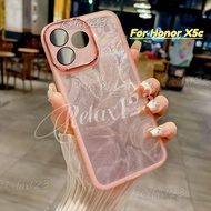 For Honor X5c 4G 2025 Honor X5C X5c Plus HonorX5c HONOR X5c HONOR X5c+ 4G Casing 2025 Luxury Feather