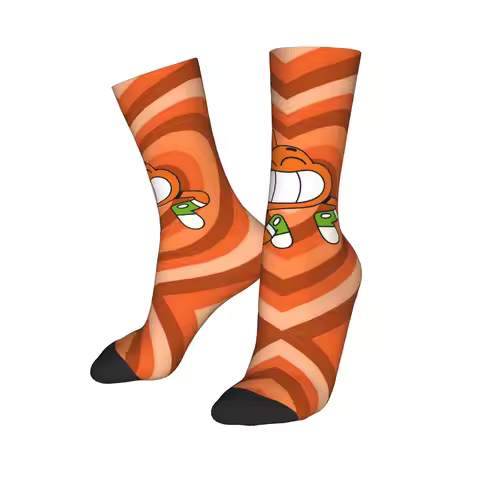 Fashion Men's Socks Crazy Darwins Heart Sock Polyester Gumballs Sport Women's Socks Spring Summer Au