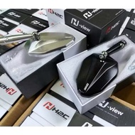 NEW H2C V5 GENUINE CNC ALUMINIUM SIDE MIRROR H-VIEW REAR VIEW MIRROR H2C MODEL V2 CERMIN SISI MOTOSI