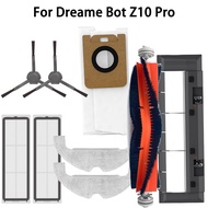สำหรับ Dreame Bot Z10 Pro เครื่องดูดฝุ่นหุ่นยนต์อะไหล่ถุงหูรูดแปรงตัวกรอง HEPA ด้านข้างไม้ถูพื้นมีแปรงอุปกรณ์ตกแต่งผ้า