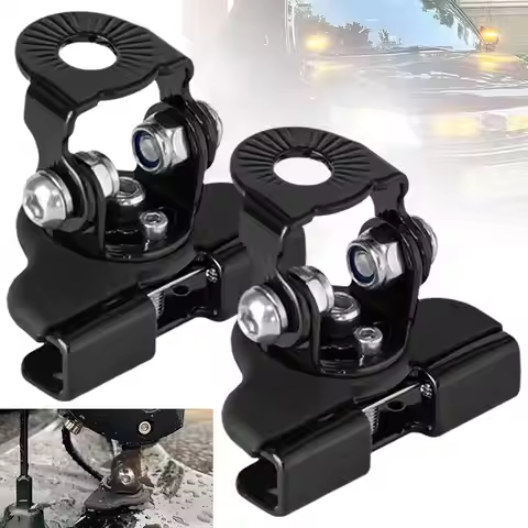 2pcs Car Headlight Bracket Car Led Spotlight Hood Card Installation Punch-free Edge Universal Fixing