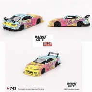 Mini GT Mijo Nissan LB-Super Silhoute S15 Silvia LB Kuma