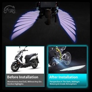 [8C11] 2Pcs Motorcycle LED Underbody Light Projector Ghost Angel Light Motorcycle Modification LED D