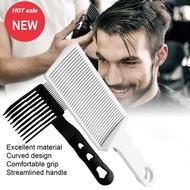 【Ready Stock】2PCS Kit Upgrade Barber Flat Top Hair Cut Combs Men's Arc Design Curved Positioning Hair Clipper Combs Salon Hairdresser Tools