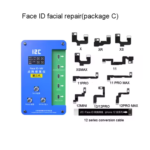 i2C V8i Face ID Programmer Phone X-12 Pro Max Dot Matrix Flex Dot Projector Cable 3rd Generation Dot