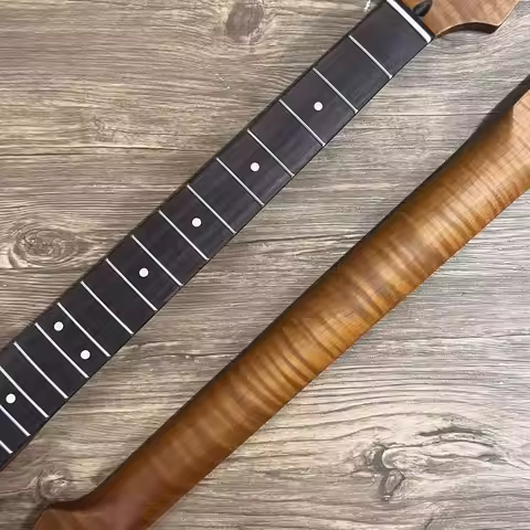 Premium ST Style Electric Guitar Neck Maple Rosewood Fingerboard Strat Replacement Part