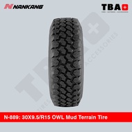 Nankang N-889, 30X9.5/R15 OWL Mud Terrain for 4x4 Tire