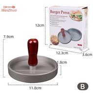 WeiZhuo Cao guality Vòng bánh hamburger khuôn nhôm hợp kim bánh hamburger thịt bò BBQ Burger thịt Bá