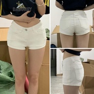 DaDuHey 2025 New Slimming Summer Wear Hot Girl A- line High Elastic Denim Shorts