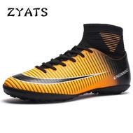 ZYATS Football Boots Men Sports Soccer Shoes Indoor Original FG/TF Soccer Cleats Shoes Kids Women Su