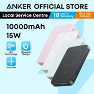 Anker MagGo Power Bank (10000mAh, Slim) Qi2 15W Magnetic Portable Wireless Charger A1664 (No Stand)