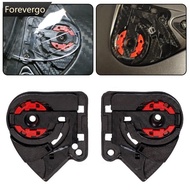 FOREVERGO Pair Motorcycle Helmet Shield Base Holder Replacement Visor Lock Base Parts Windscreen Hol