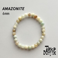 COLORFUL AMAZONITE 6 mm | Truth Crystal | Crystal Bracelet