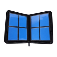 4 POCKET PHOTOCARD ALBUM LEATHER BINDER 4 POCKET TOPLOADER BINDER WITH ZIPPER HIGH QUALITY SLEEVE/TO