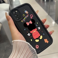Case For Samsung Galaxy A03s A02s M02s F02s Three-Color Sports Mouse Phone Silicone Shockproof