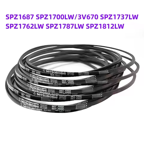 1PCS Japanese V-belt industrial belt SPZ1687LW SPZ1700LW/3V670 SPZ1737LW SPZ1762LW SPZ1787LW SPZ1812