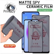 Tempered Glass For OPPO A79 2023/A97 2022/A97 5G/A98 5G Ceramic Matte Anti Spy Screen Protection