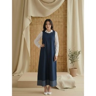 Daisy by Voir Malaysia Day Dress Casual Daily Wear - Blue