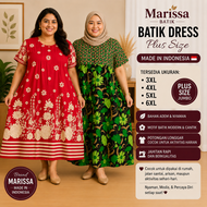 Batik Dress (3XL - 6XL) Marrisa Super Big Size