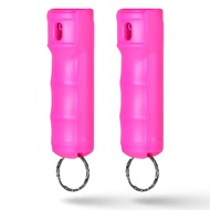 Keychain Pepper Spray Flip Top Safety, Police Strength Keychain Pepper Spray with 16-ft Range, Finge