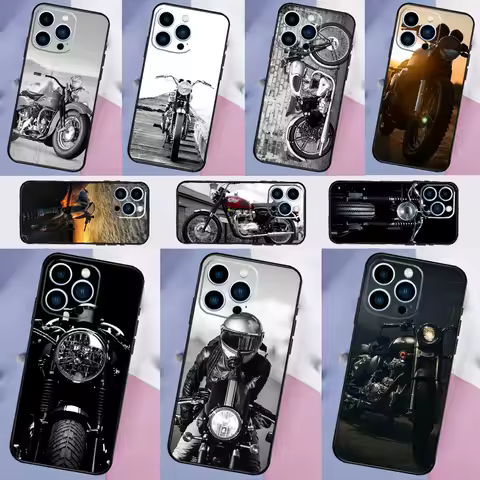 Vintage Motorcycle Case For Honor Magic 7 Lite 5 6 Pro Cover For Honor 400 200 50 70 90 X9 X8a X8b X