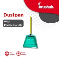 Heavy-Duty Dustpan with Comb c/w Plastic Handle