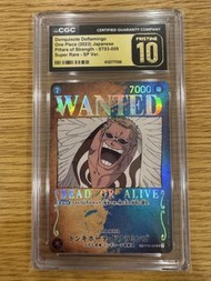 One piece card日版Cgc Pristine 10 懸賞令 多佛朗明哥