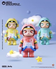✨現貨Popmart Mega Space Molly 100% series 2 周年系列盲盒 大中小隱藏 care bear 歡樂熊，生日熊，許願熊, 融, 元 生日禮物 女朋友 精品 裝飾 fi
