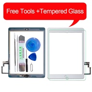 2017 A1822 A1823 Touch Screen For iPad 5th Generation 5 Digitizer  Front Glass With home button +cab