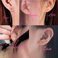 Subang juntai emas750 tulen